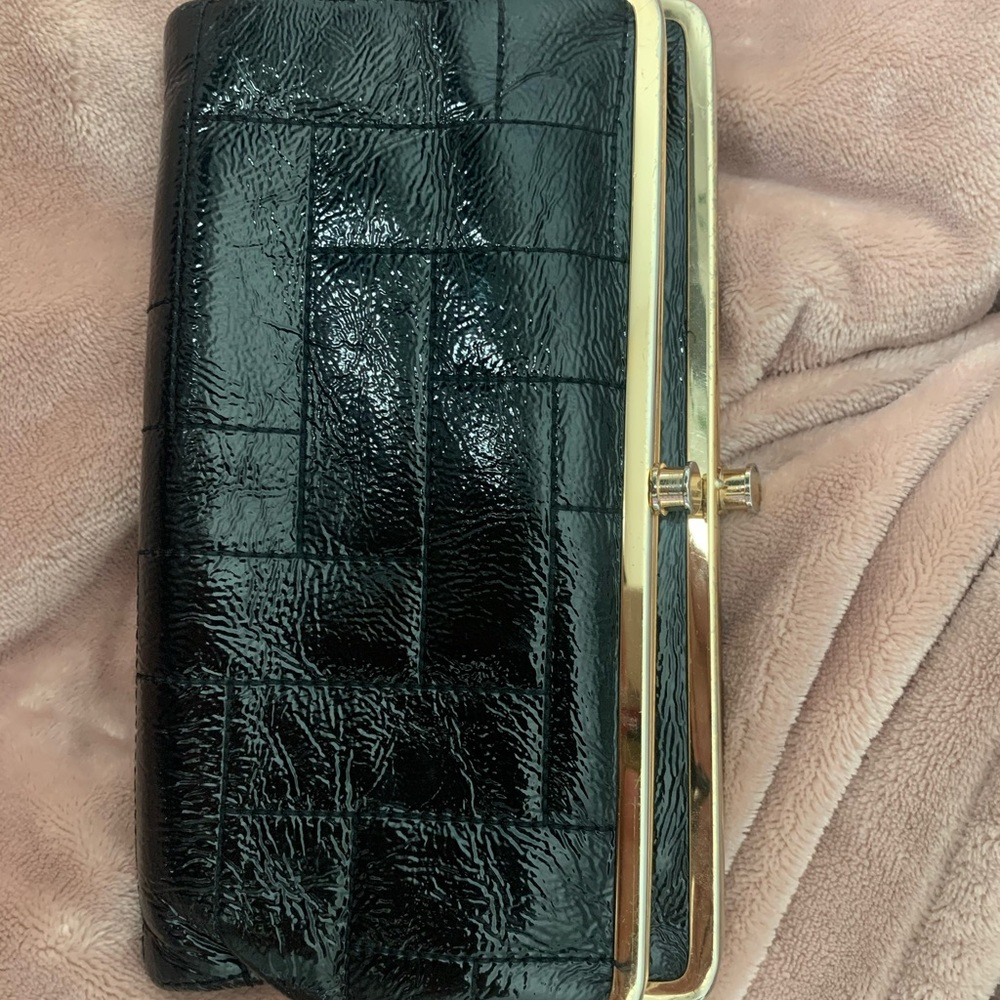 Hobo leather clutch